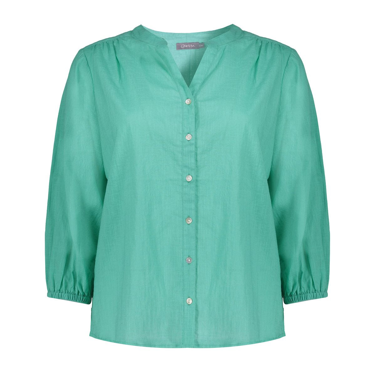 Blouse met V-hals