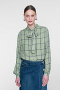 Blouse met Strikdetail
