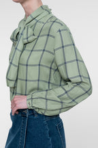 Blouse met Strikdetail