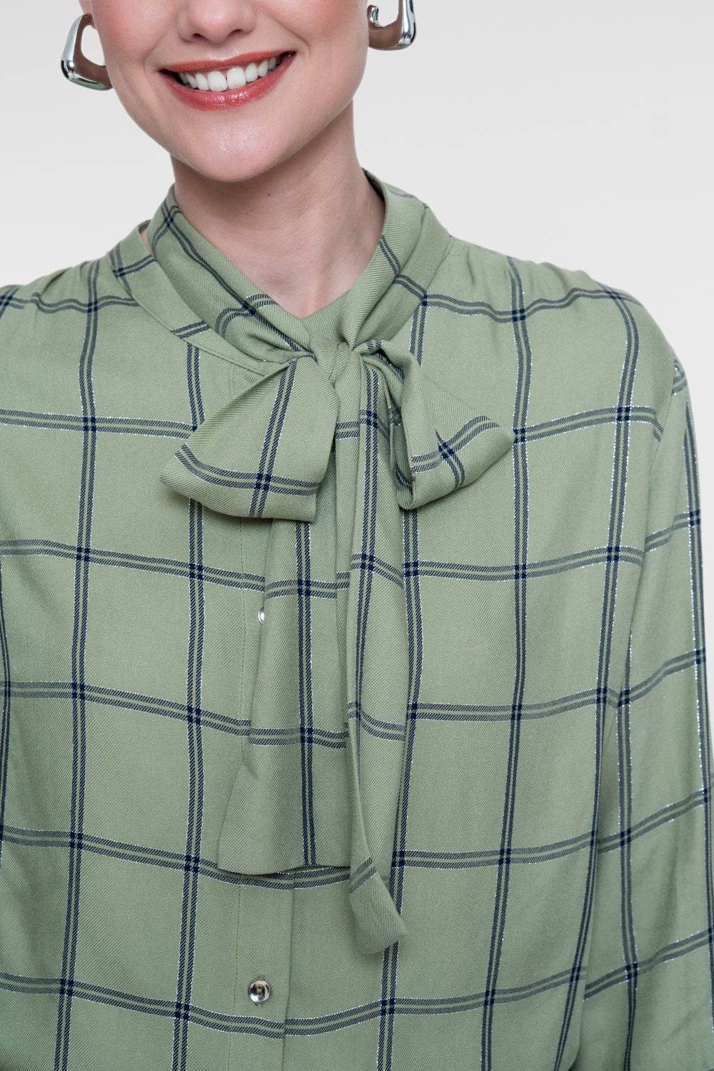 Blouse met Strikdetail