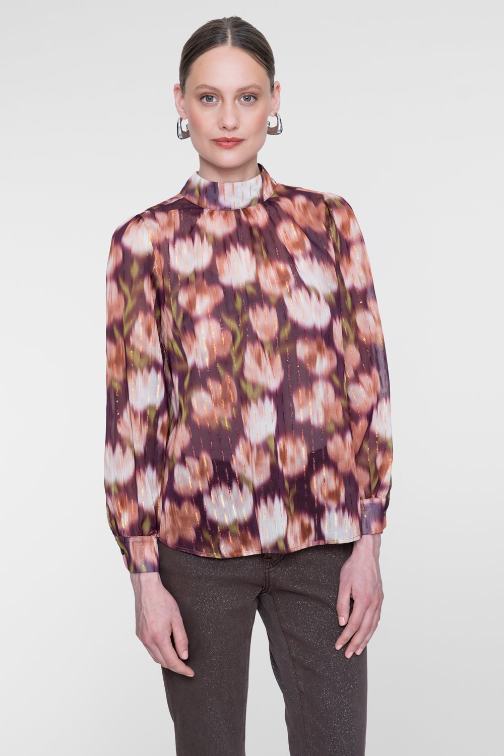 Blouse met Kleurrijke Print