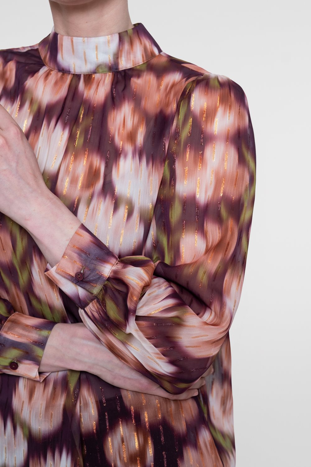 Blouse met Kleurrijke Print