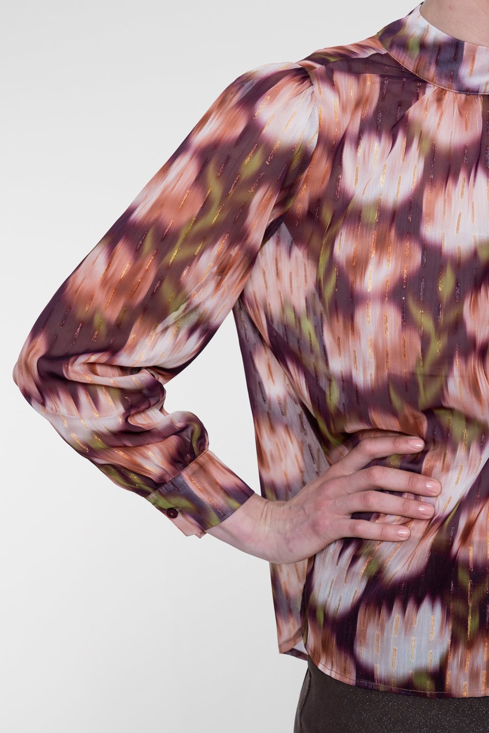 Blouse met Kleurrijke Print