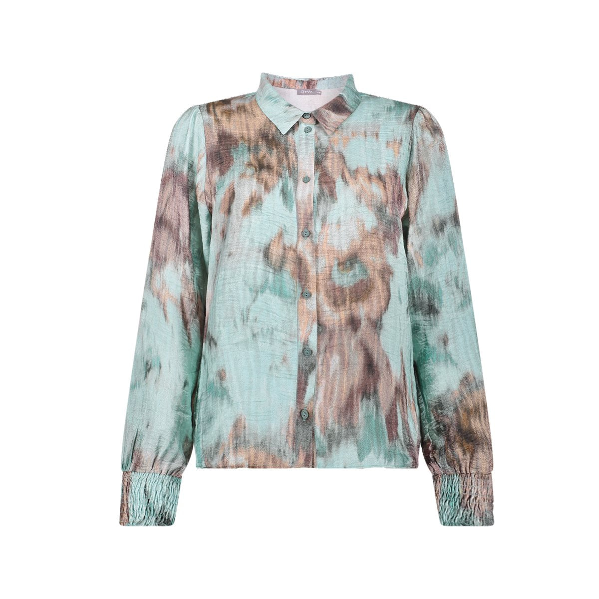 Blouse met Aquarelprint