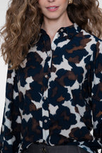 Blouse met Abstracte Print