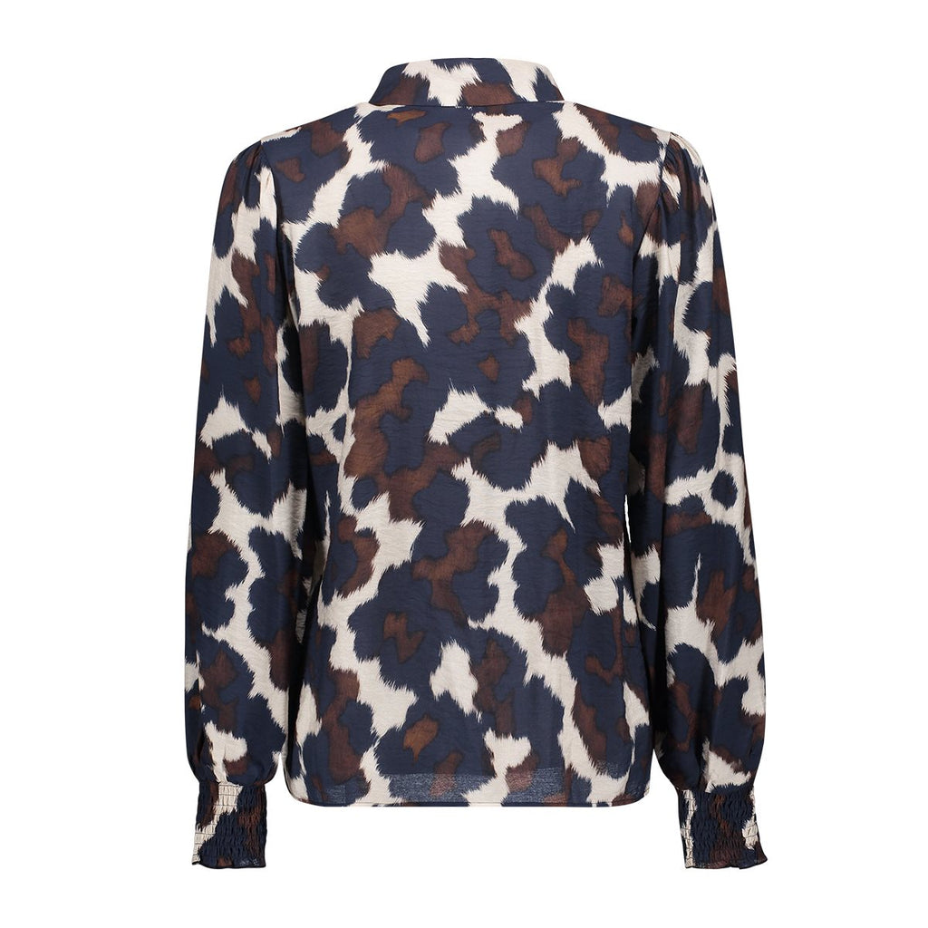 Blouse met Abstracte Print