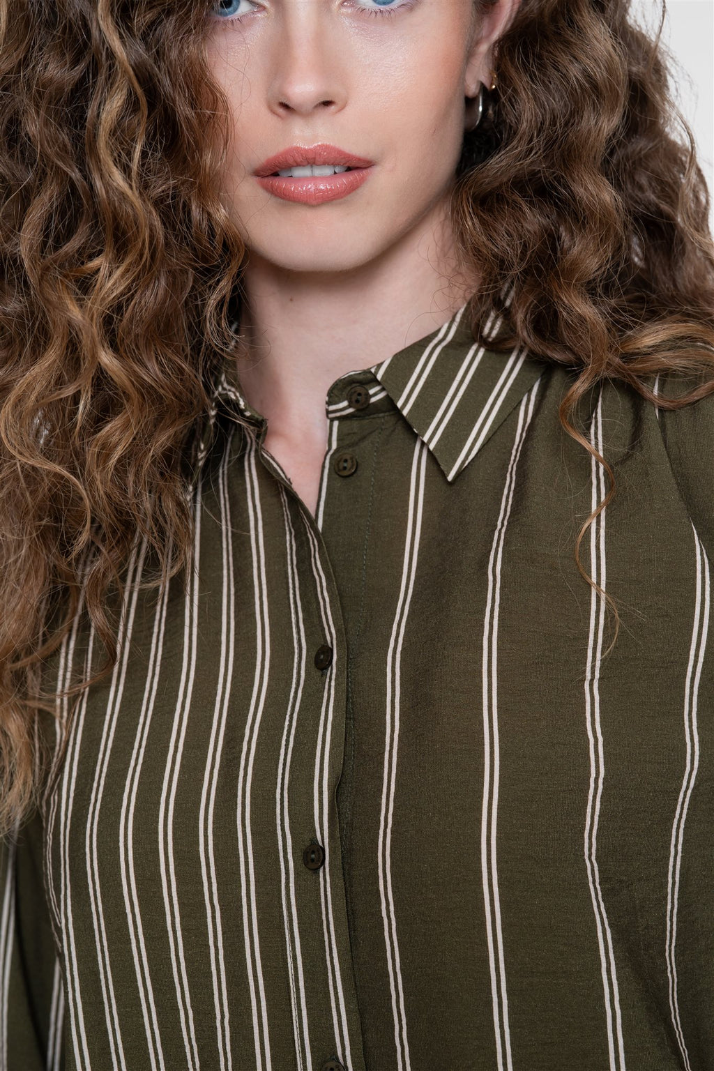 Blouse met Streepdessin