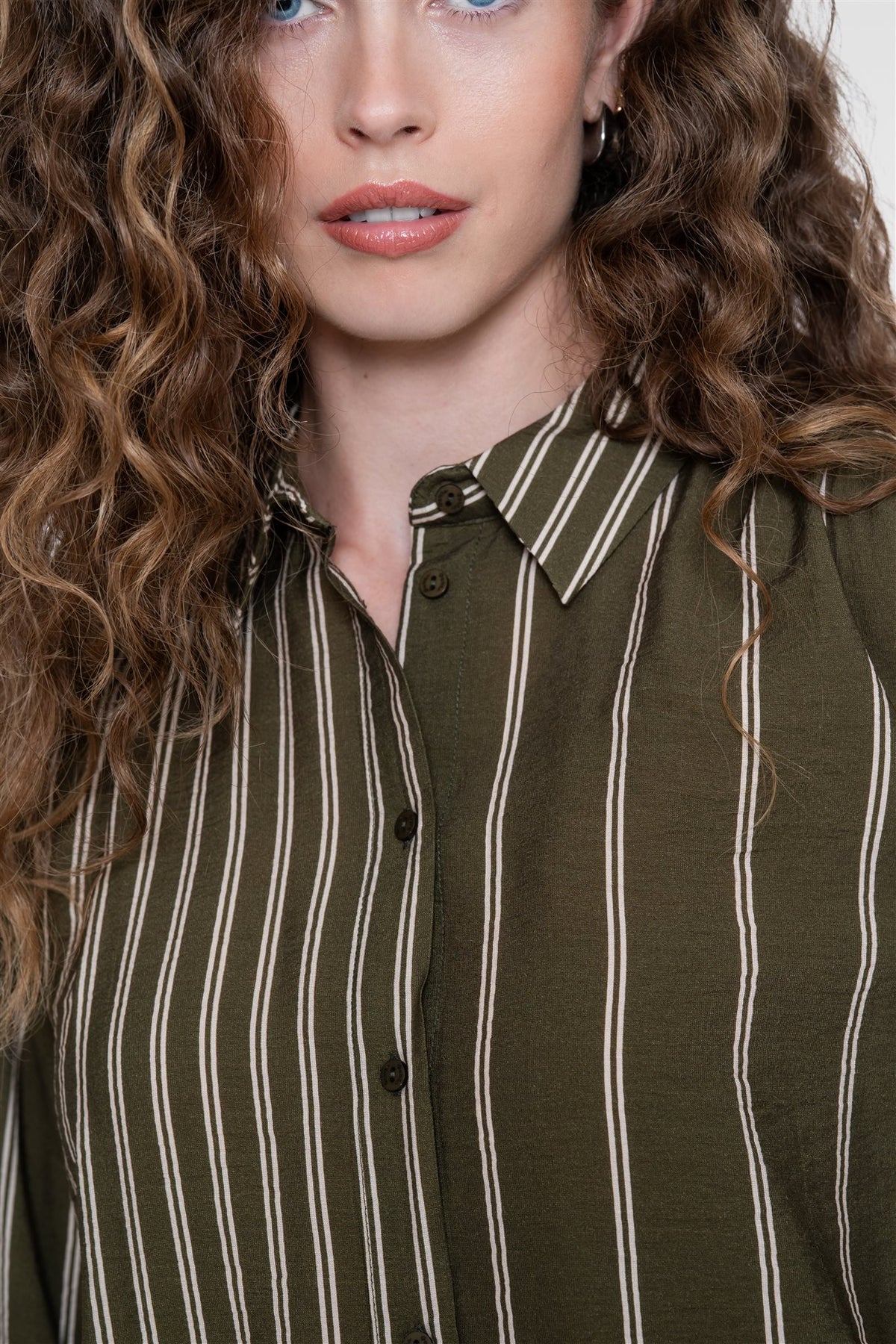 Blouse met Streepdessin