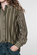 Blouse met Streepdessin