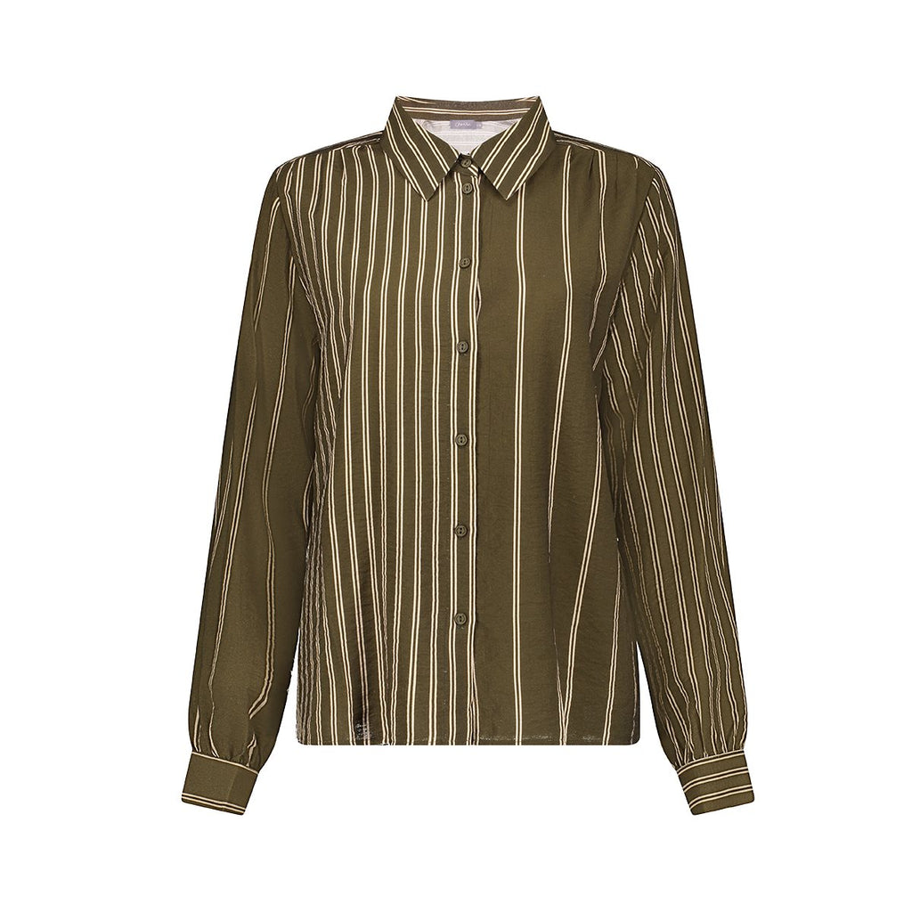 Blouse met Streepdessin