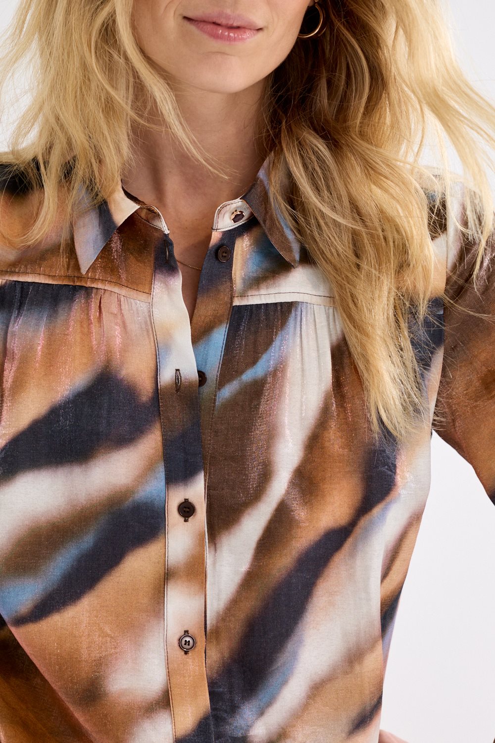 Blouse Moody Blue Cascade