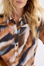Blouse Moody Blue Cascade
