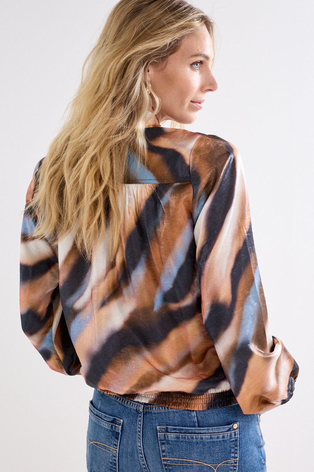 Blouse Moody Blue Cascade
