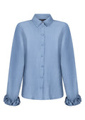 Blouse Ruffled Cuffs
