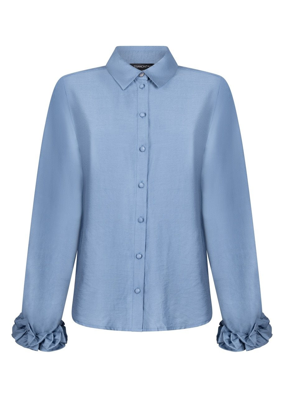 Blouse Ruffled Cuffs