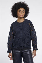 Blouse met Ballonmouwen
