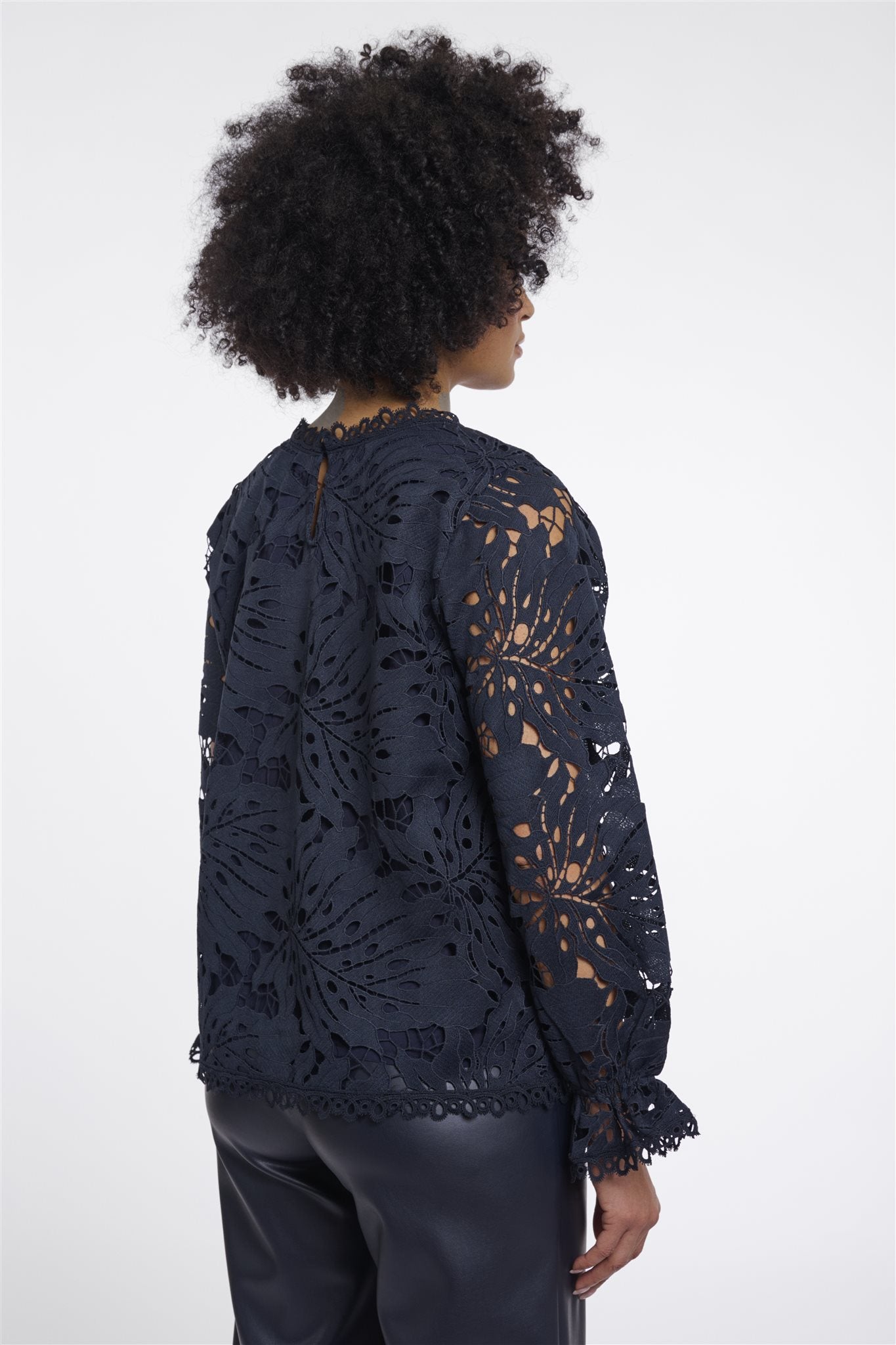 Blouse met Ballonmouwen