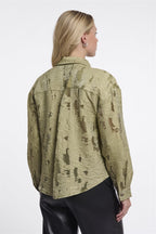 Blouse met Ballonmouwen