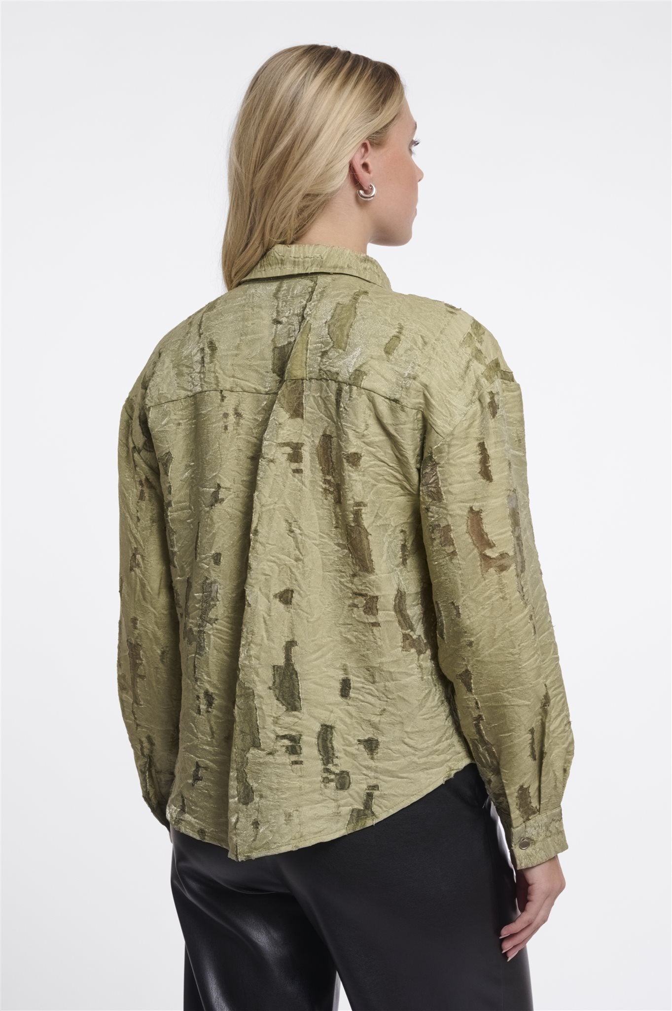 Blouse met Ballonmouwen