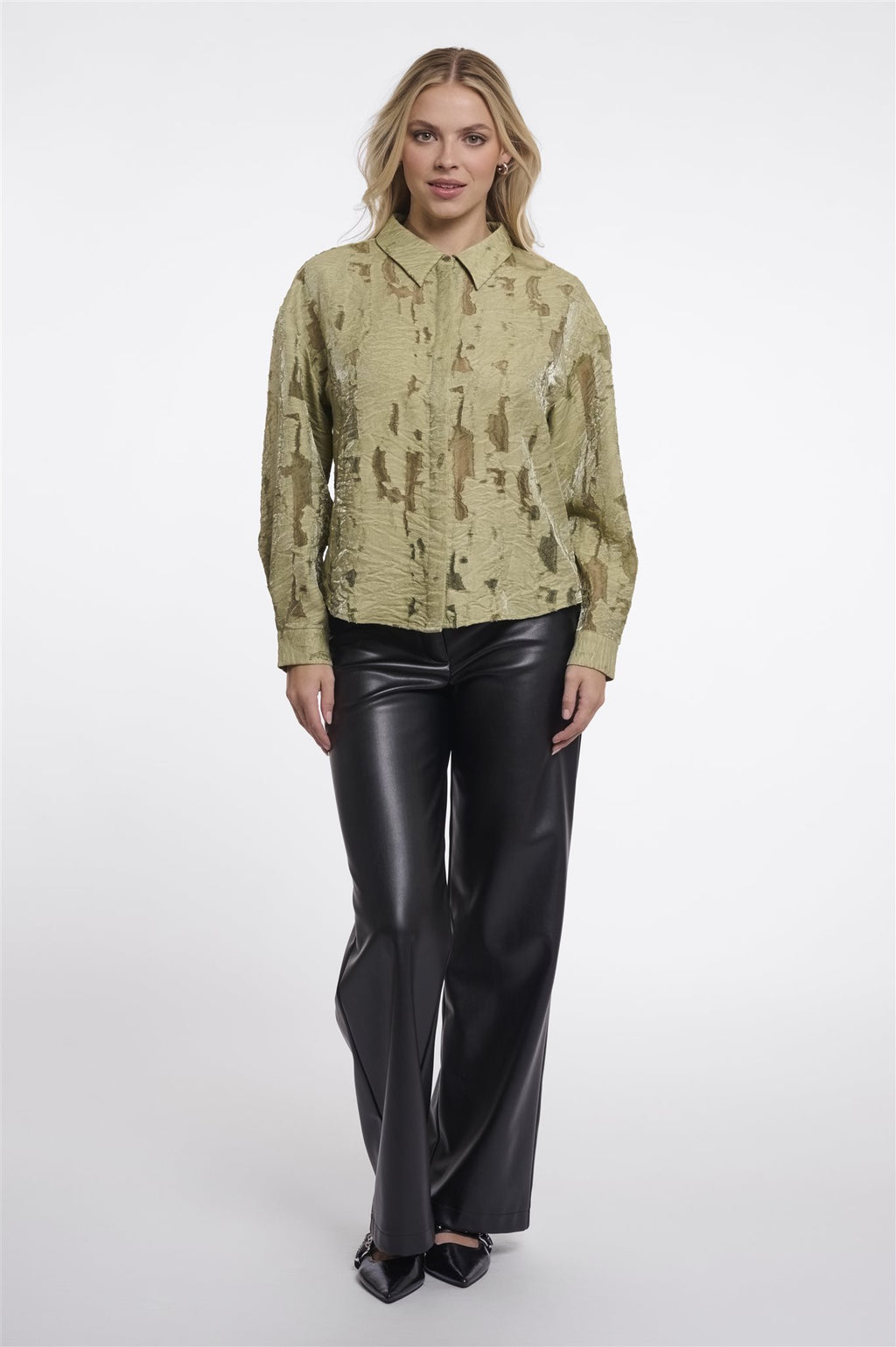 Blouse met Ballonmouwen