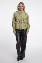 Blouse met Ballonmouwen