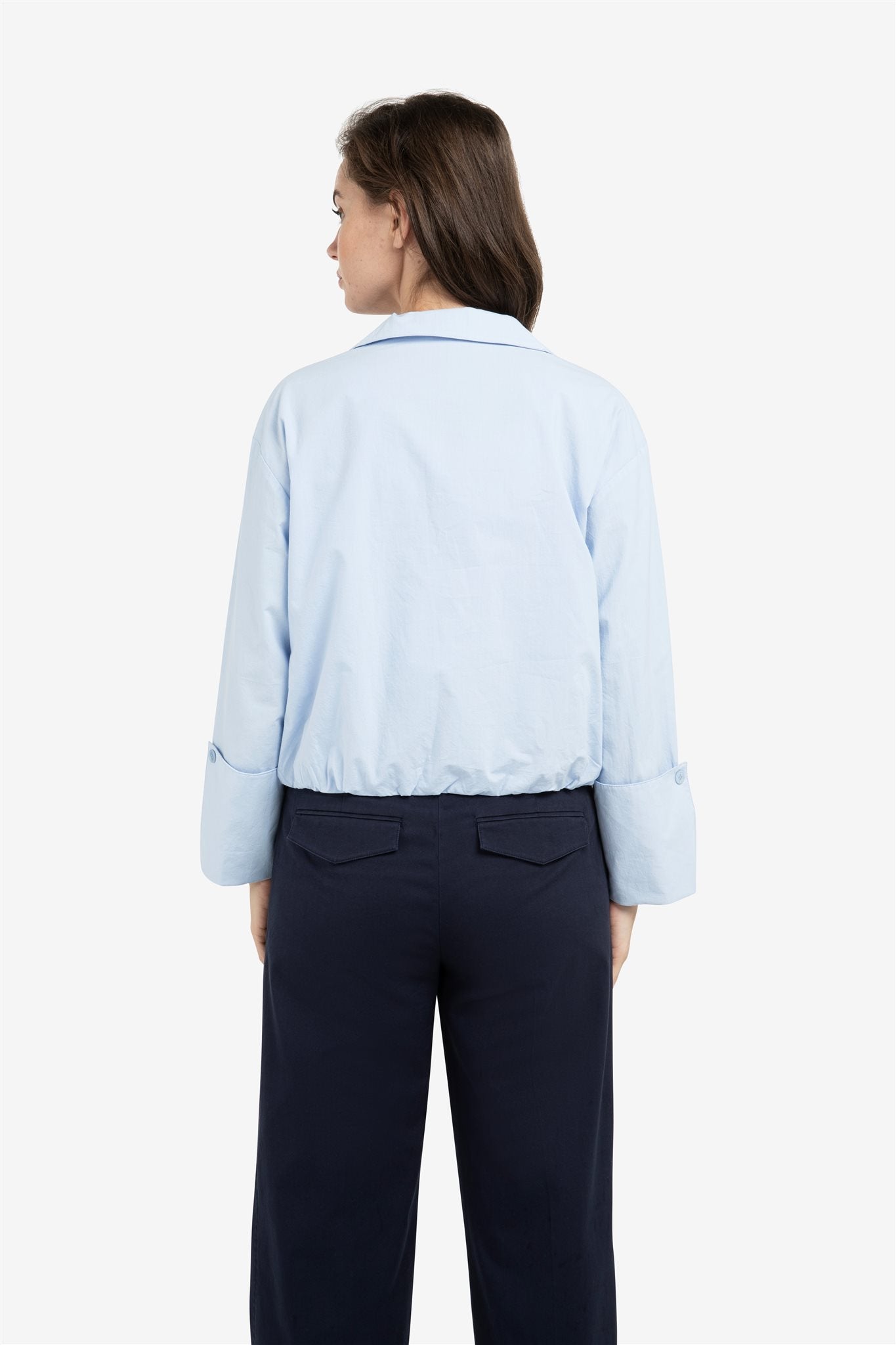 Blouse met Ballonzoom