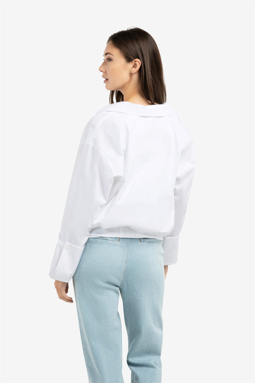 Blouse met Ballonzoom