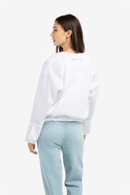 Blouse met Ballonzoom