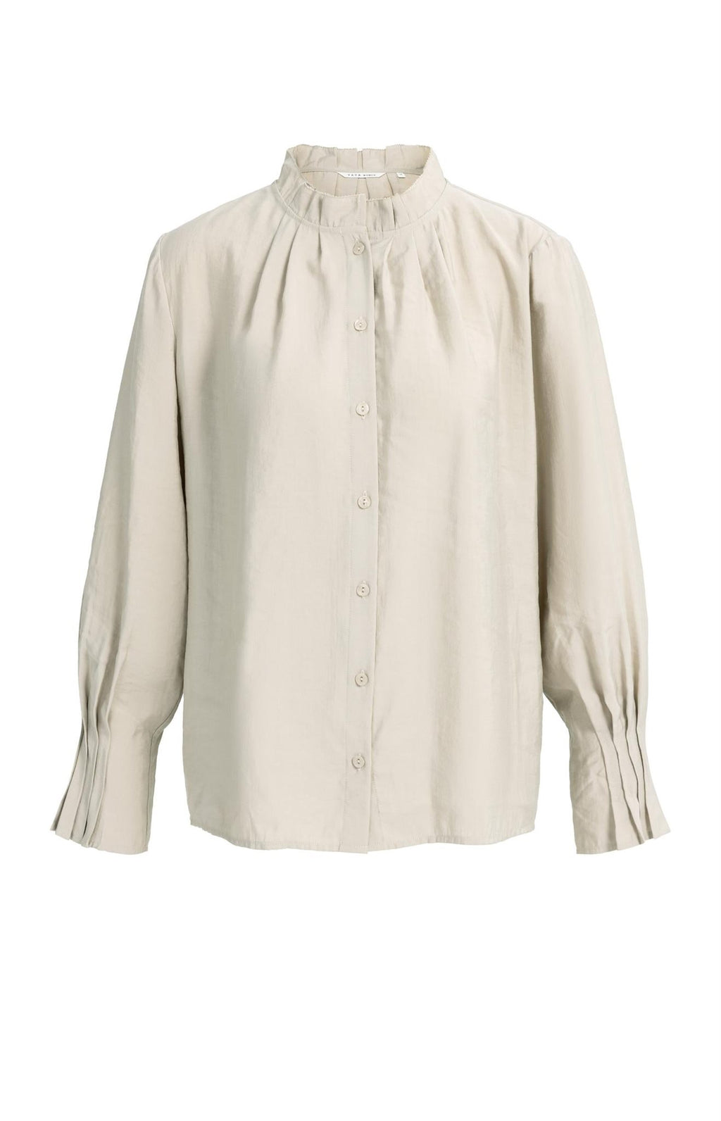 Blouse met Geplooide Kraag