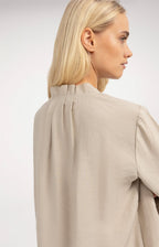 Blouse met Geplooide Kraag
