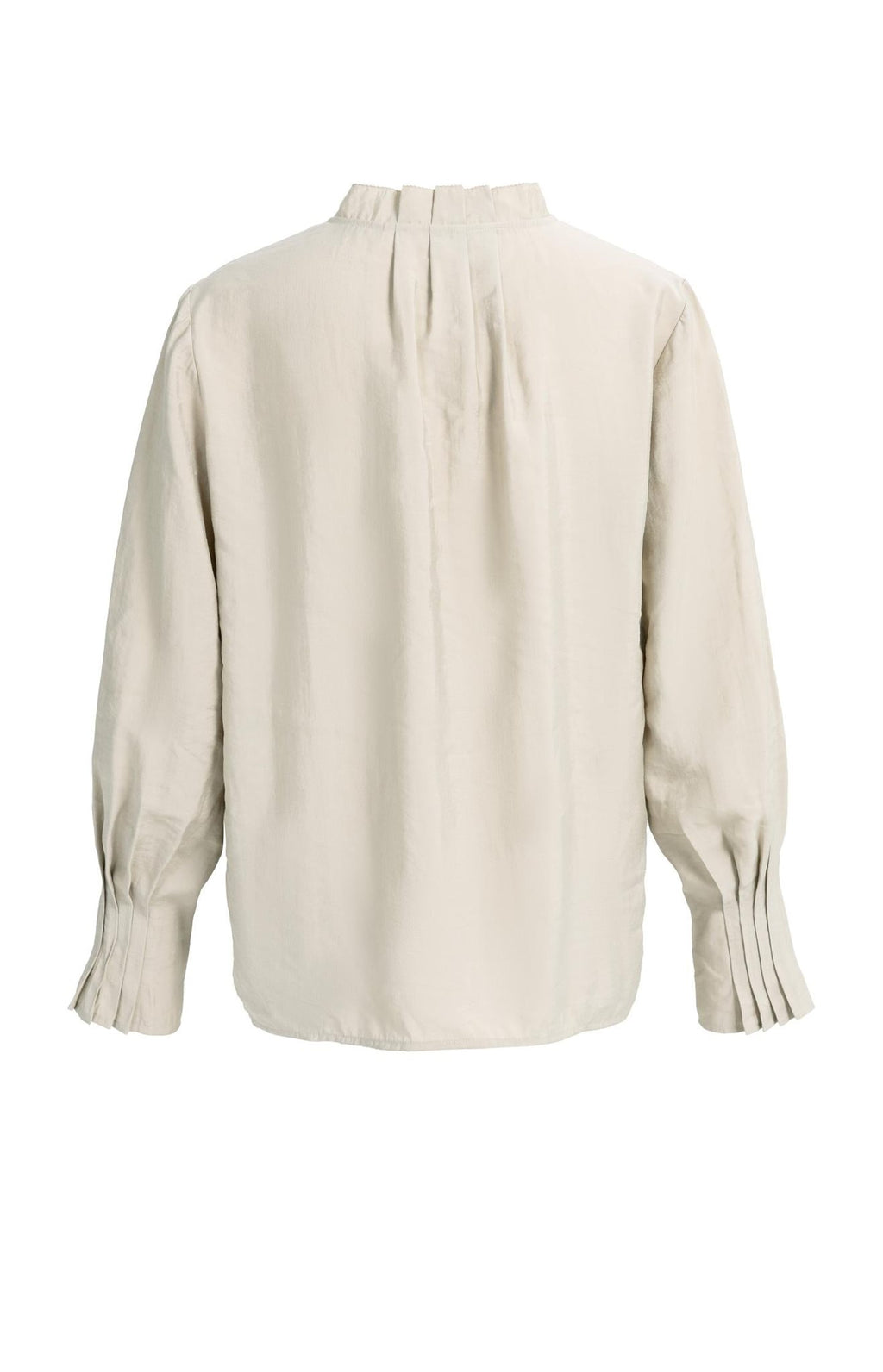 Blouse met Geplooide Kraag