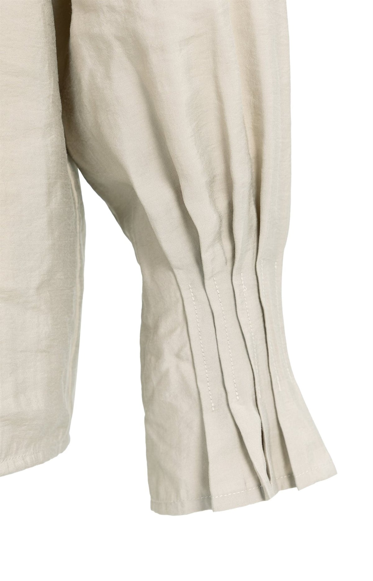 Blouse met Geplooide Kraag
