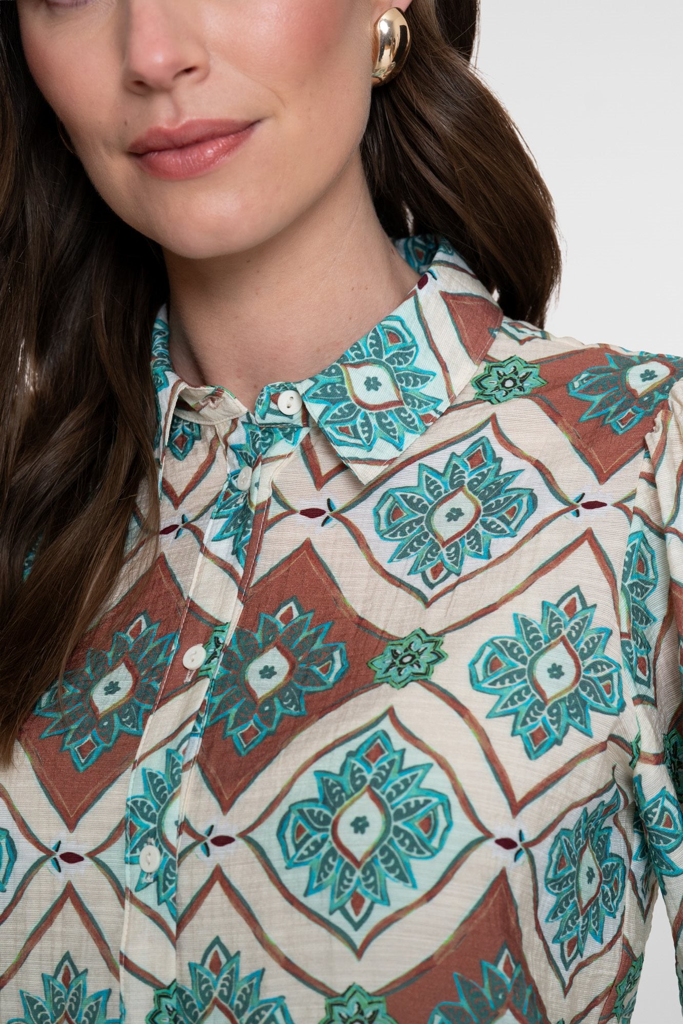 Blouse met Grafische Print