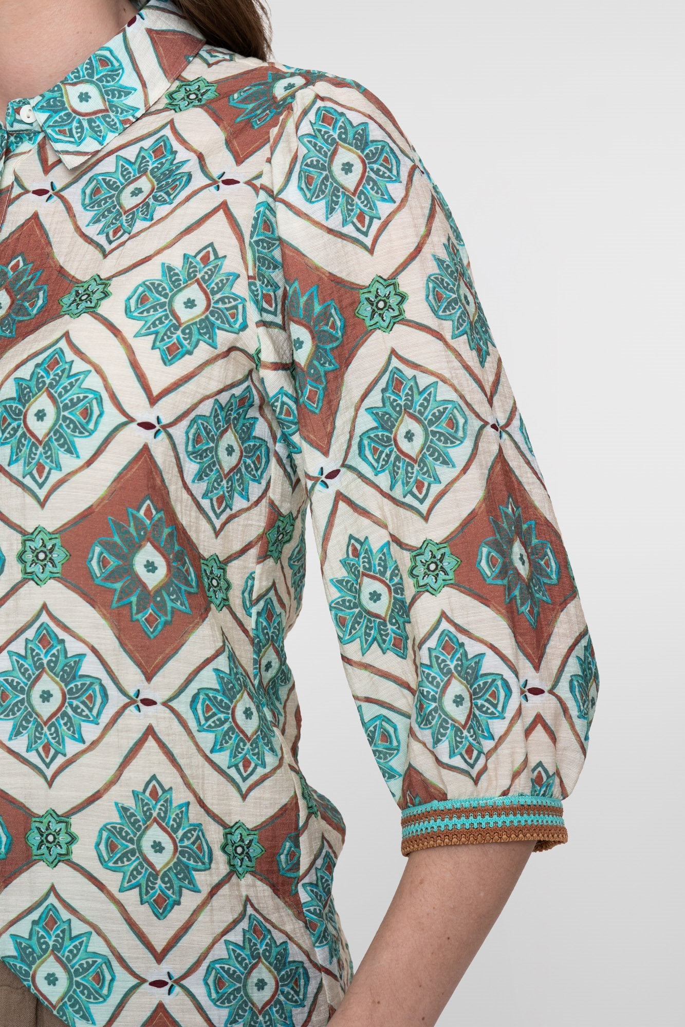 Blouse met Grafische Print