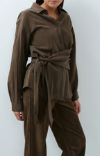 Blouse met Knoopdetail