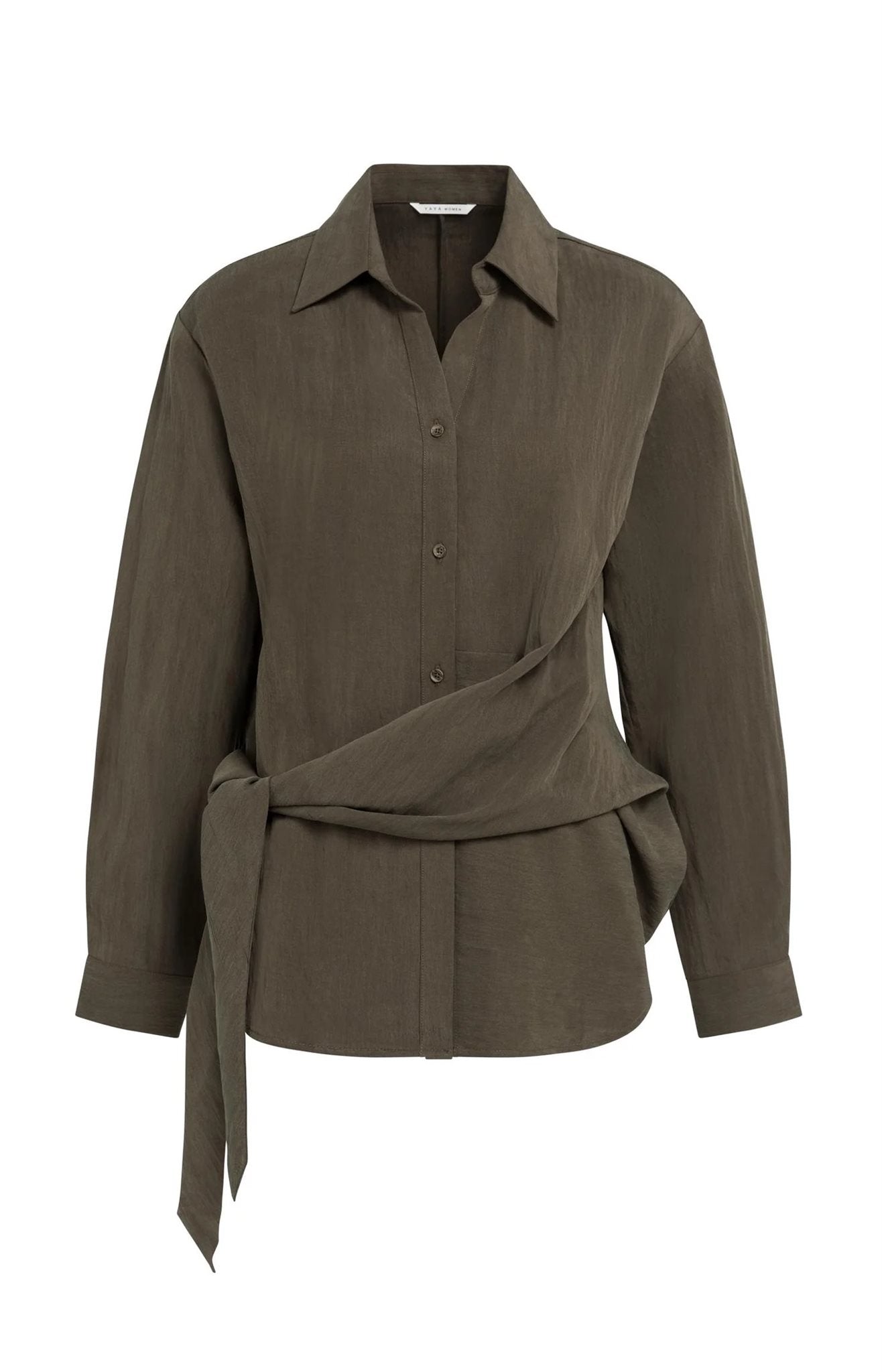 Blouse met Knoopdetail