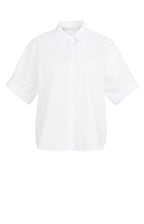 Blouse met Omgeslagen Mouwen