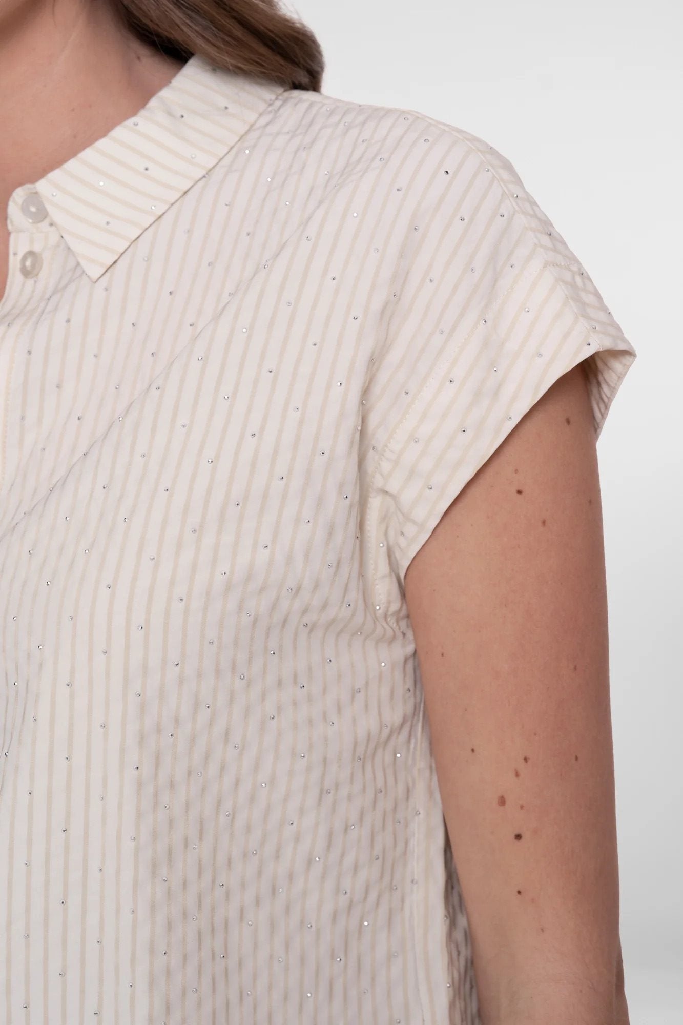 Blouse met Rhinestones