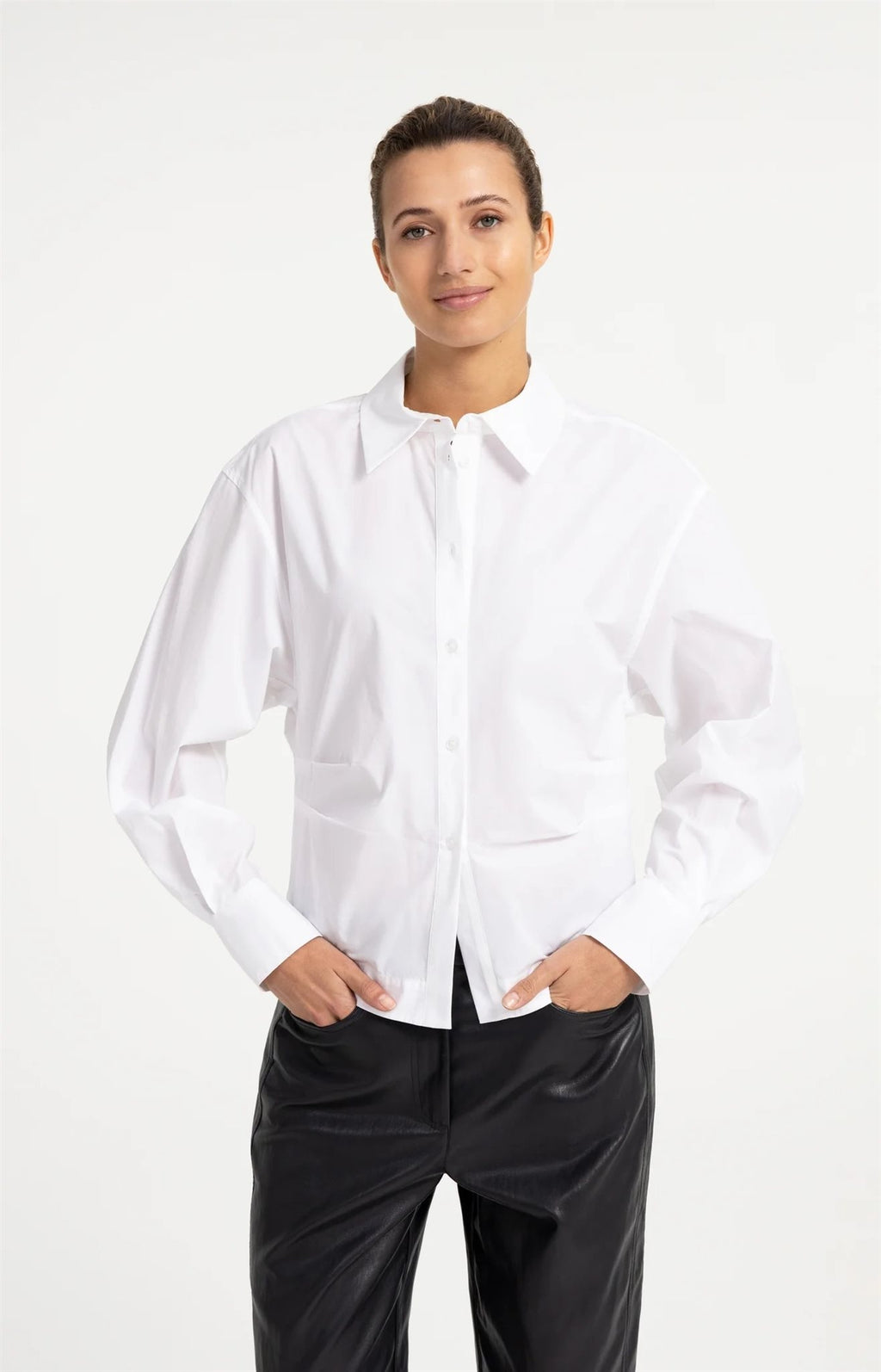 Blouse met Tailleaccent