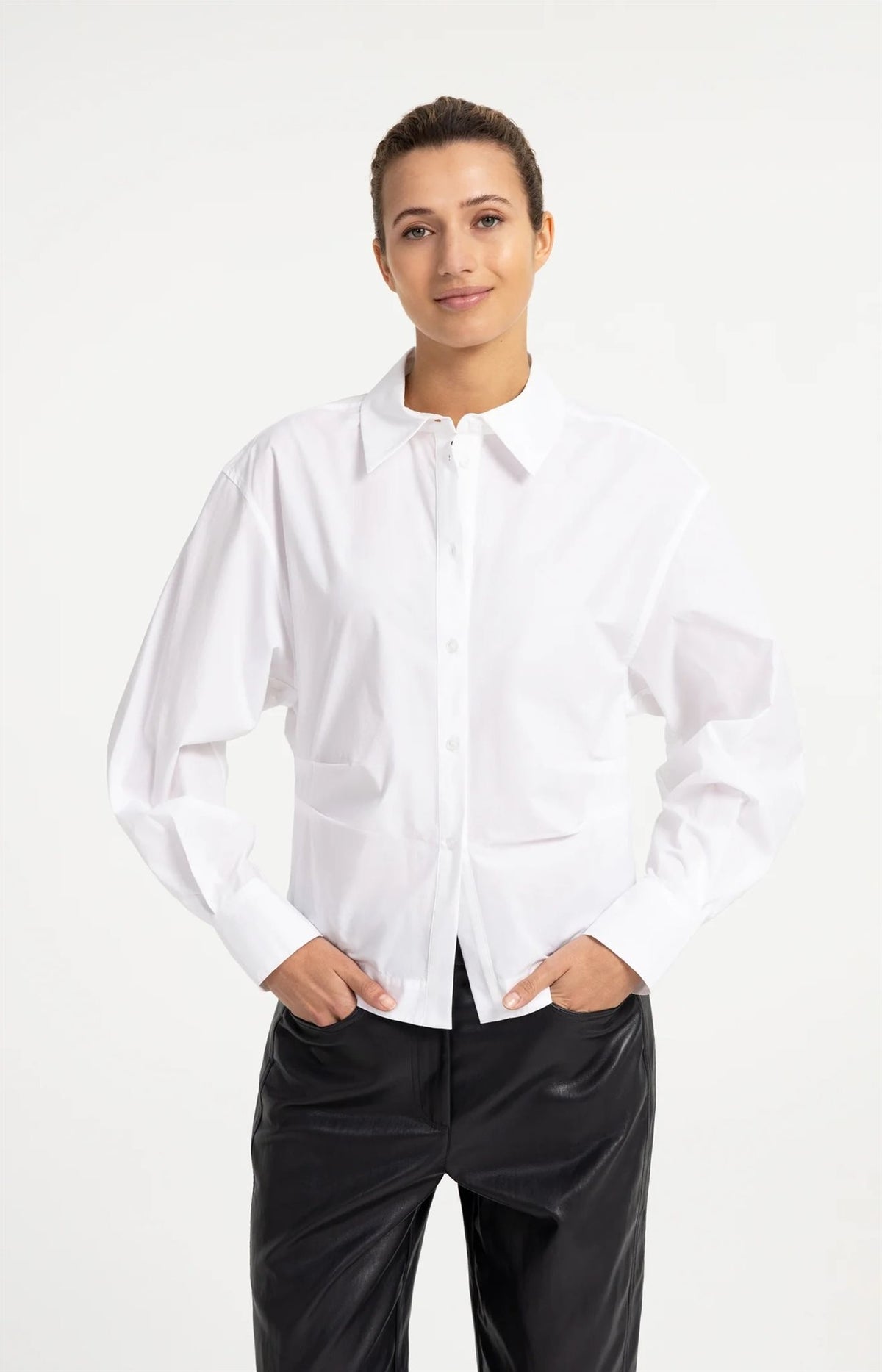 Blouse met Tailleaccent