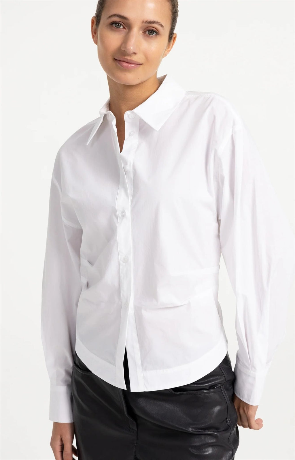 Blouse met Tailleaccent