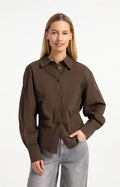 Blouse met Tailleaccent