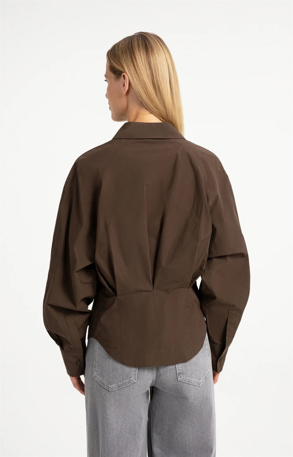 Blouse met Tailleaccent