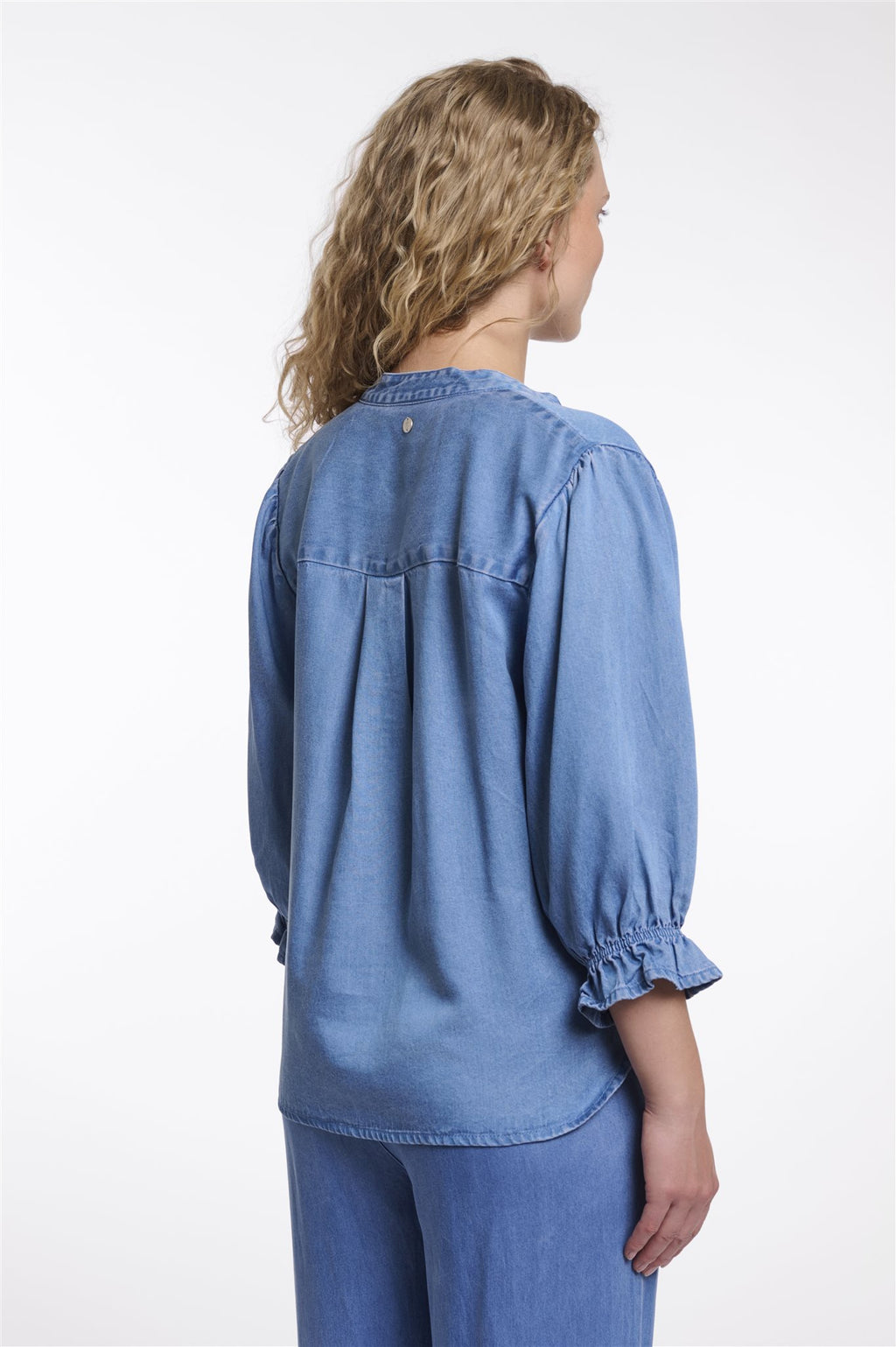 Blouse met V-hals