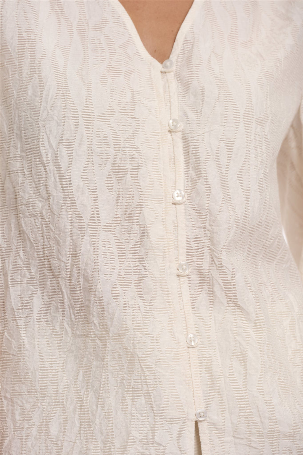 Blouse met V-hals