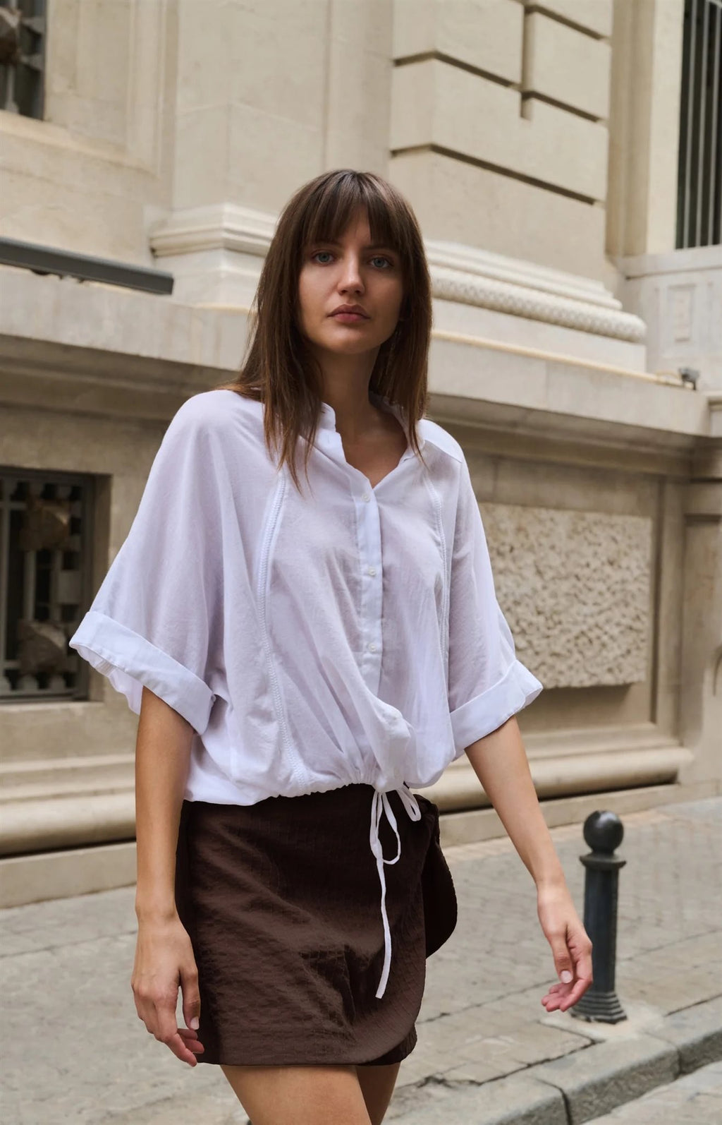 Blouse met Wijde Mouwen