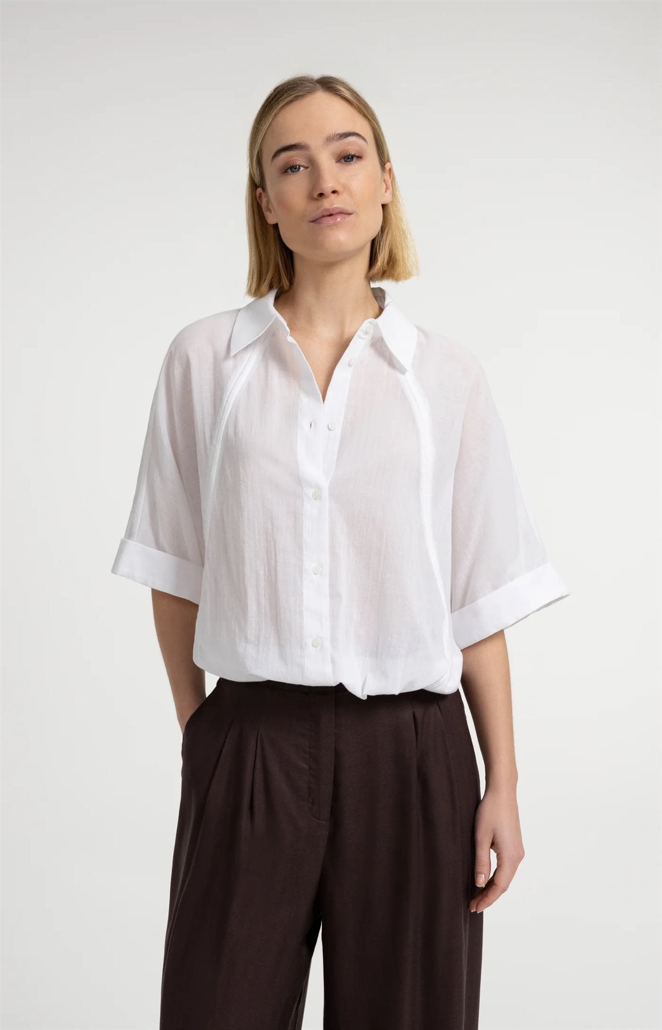 Blouse met Wijde Mouwen