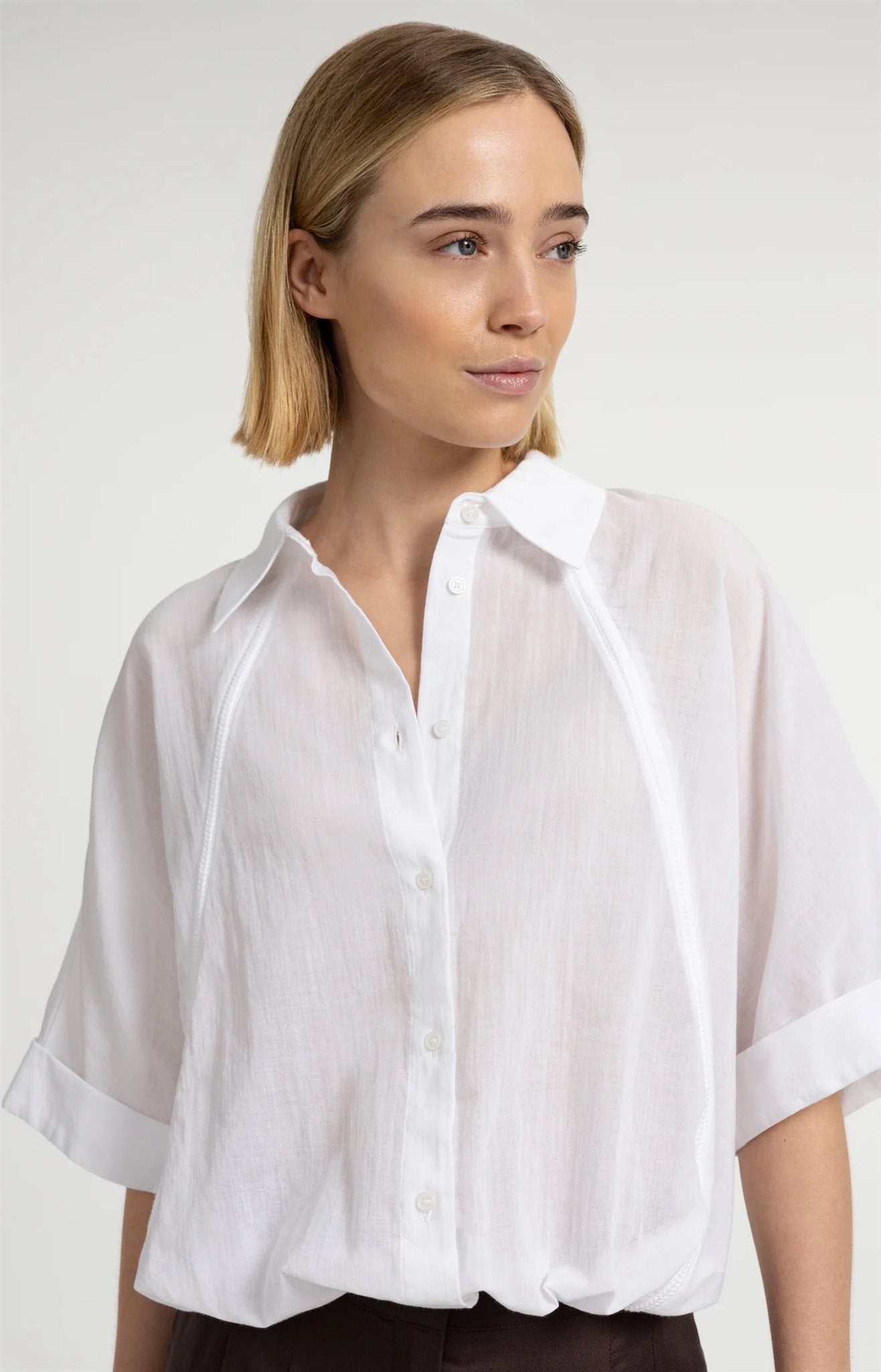 Blouse met Wijde Mouwen
