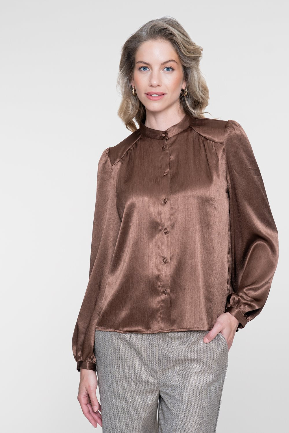 Glanzende Blouse