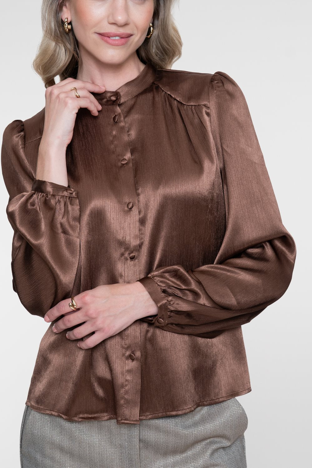 Glanzende Blouse